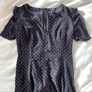 forever 21 button down dress